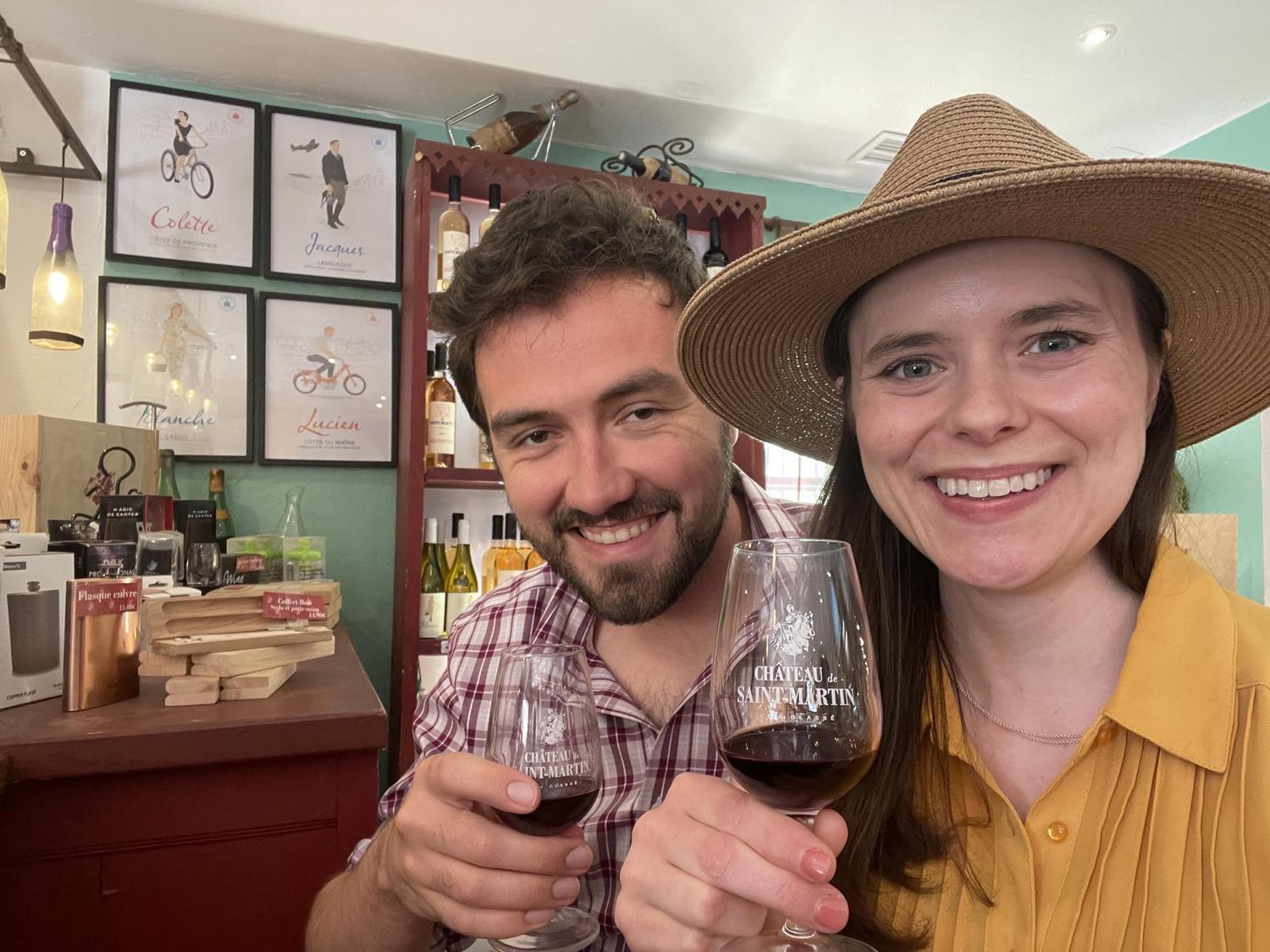 Wine tasting in the south of France