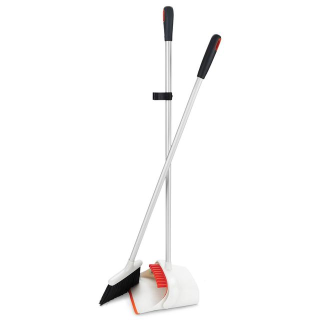 OXO Dustpan and Broom Set, Upright Sweep