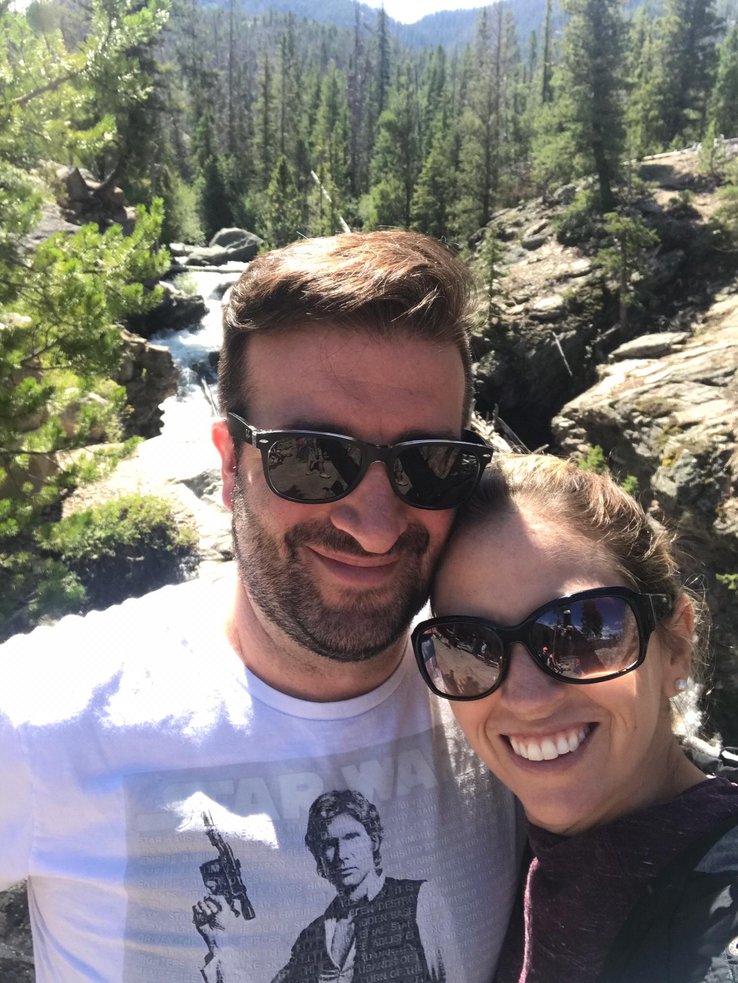 We love to hike! This is a beautiful waterfall in Winter Park.