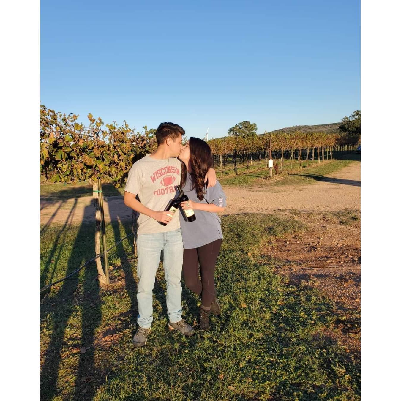 Valentine's day surprise trip to Fredericksburg