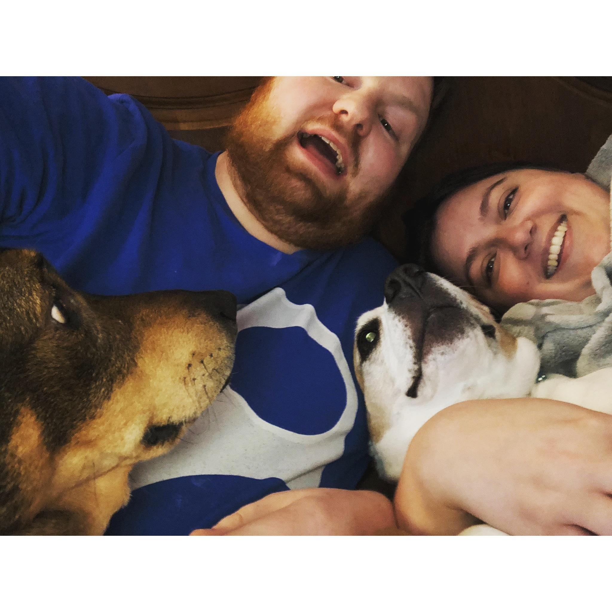 Our first family photo from Thanksgiving 2019 - definitely a lot to be thankful for.