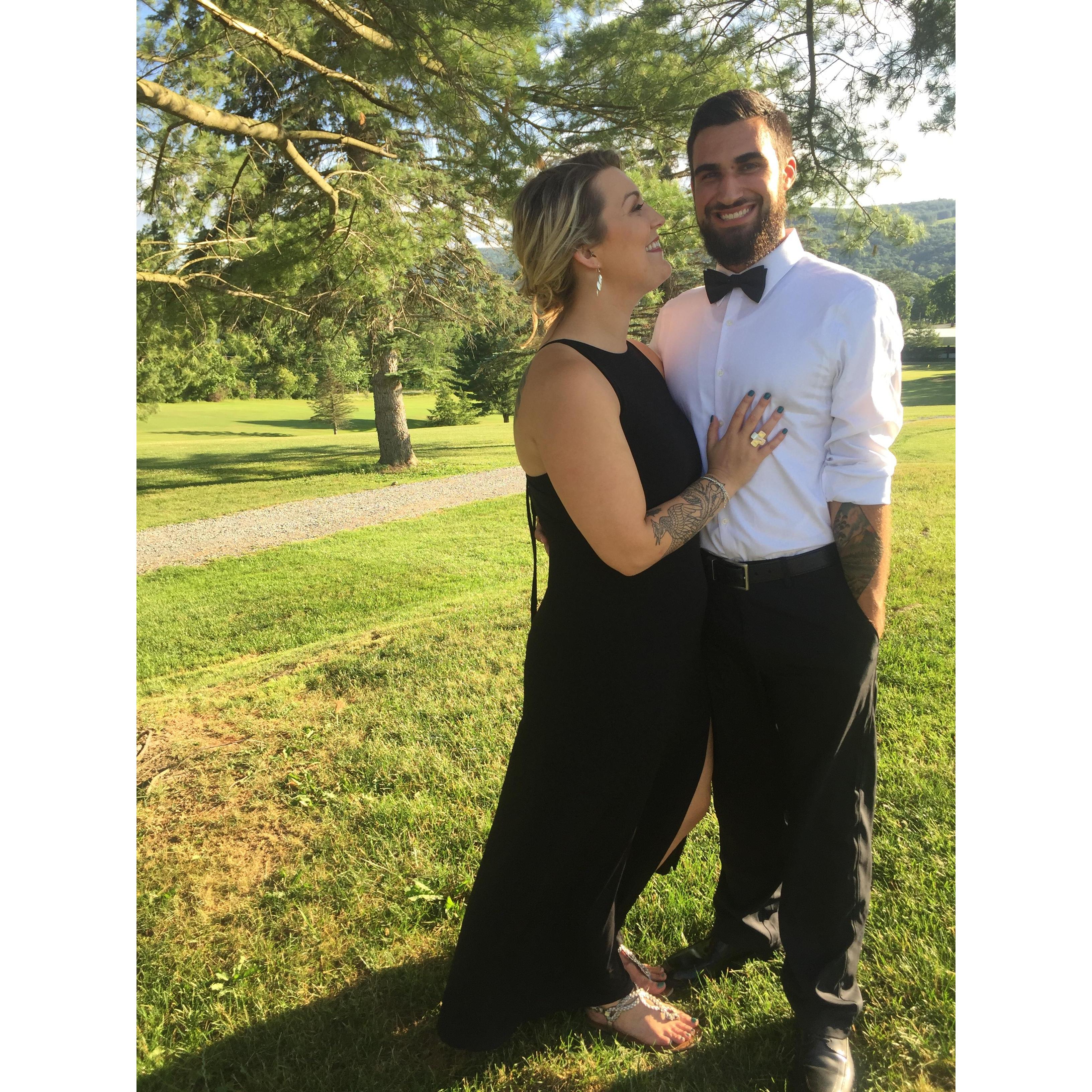 Wedding #1 of Summer 2018! Maeghan officiates and Matthew video tapes. #powercouple