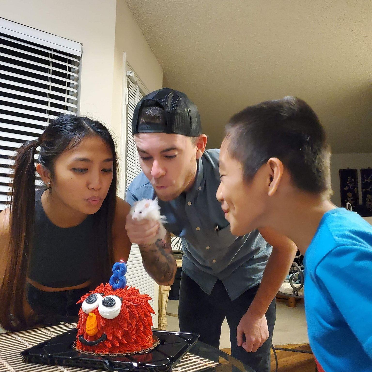 1st Birthday of Redbul and our monthsarry