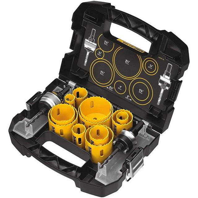 DEWALT Hole Saw Kit, 14-Piece (D180005) , Yellow