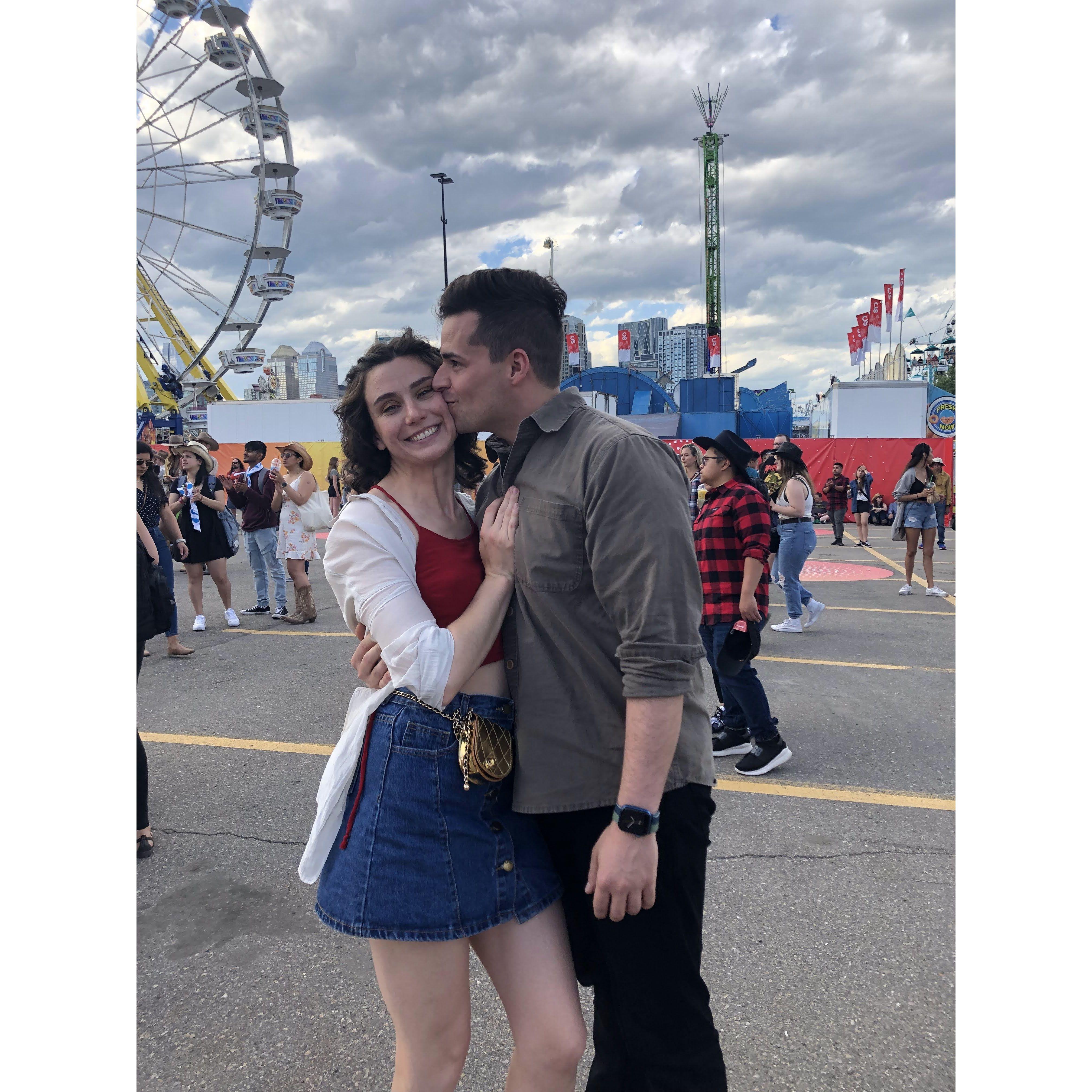 Adventures in Cow Town began, our first Stampede