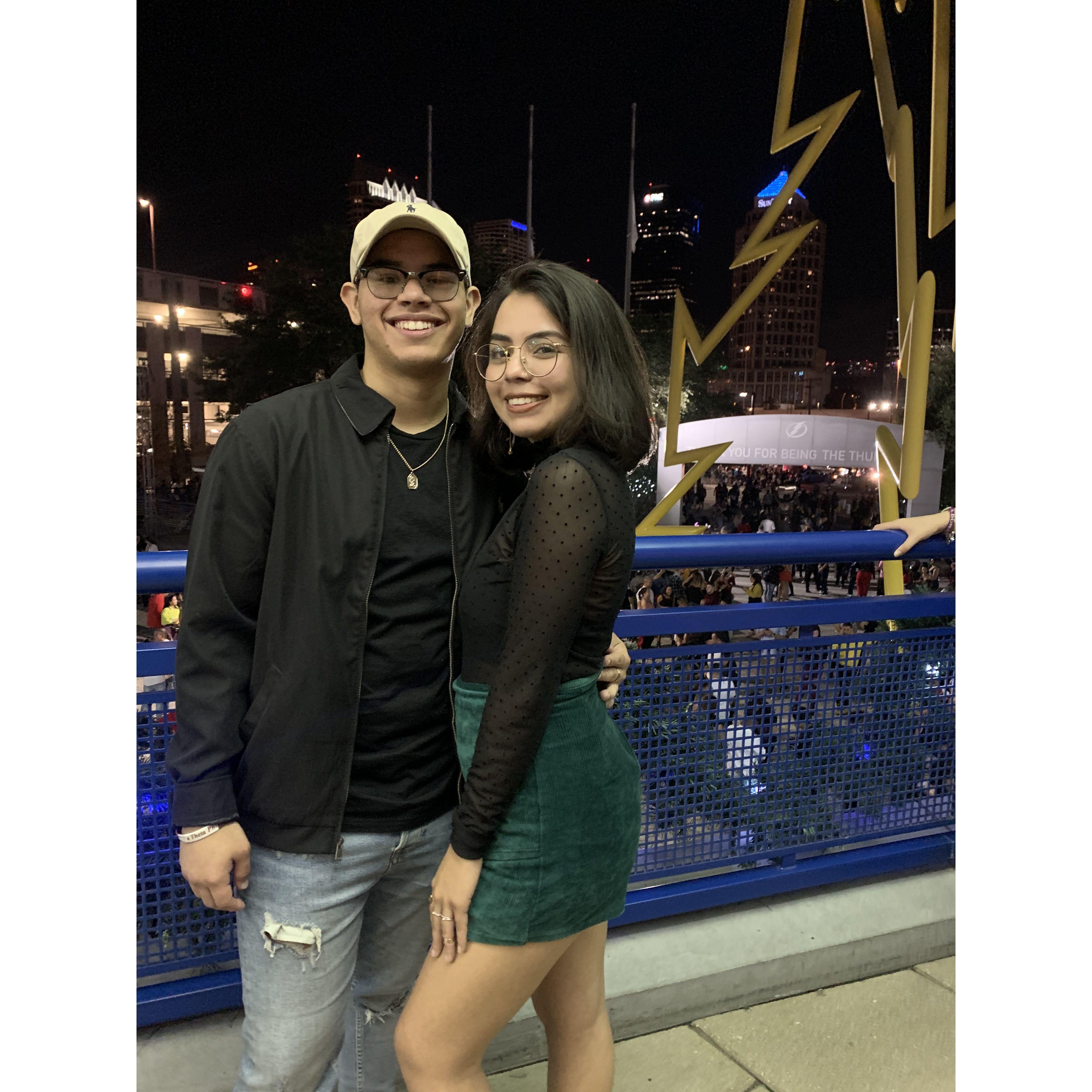One of our first pictures together