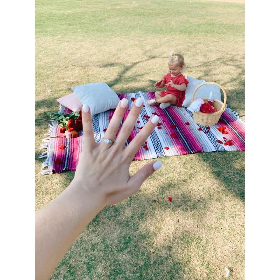 Proposal day! Brannon included Adelaide in the proposal as well and "proposed" to her and asked him to be her daughter.