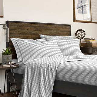 Flat Ticking Stripe Sheet Set