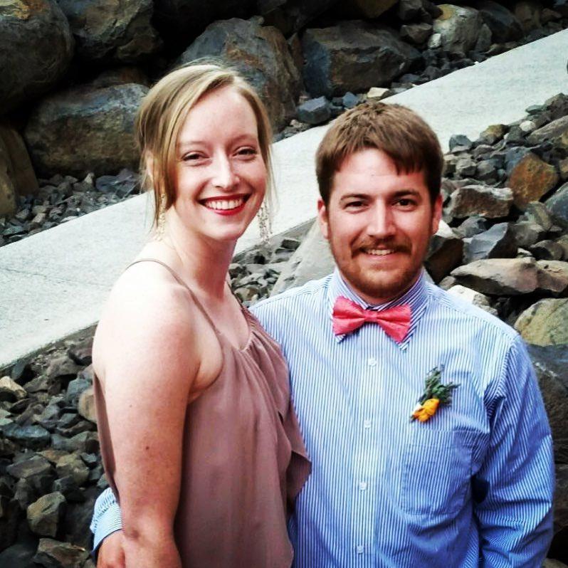 The first time meeting Johnny's friends at the Stocker's wedding. 2015.