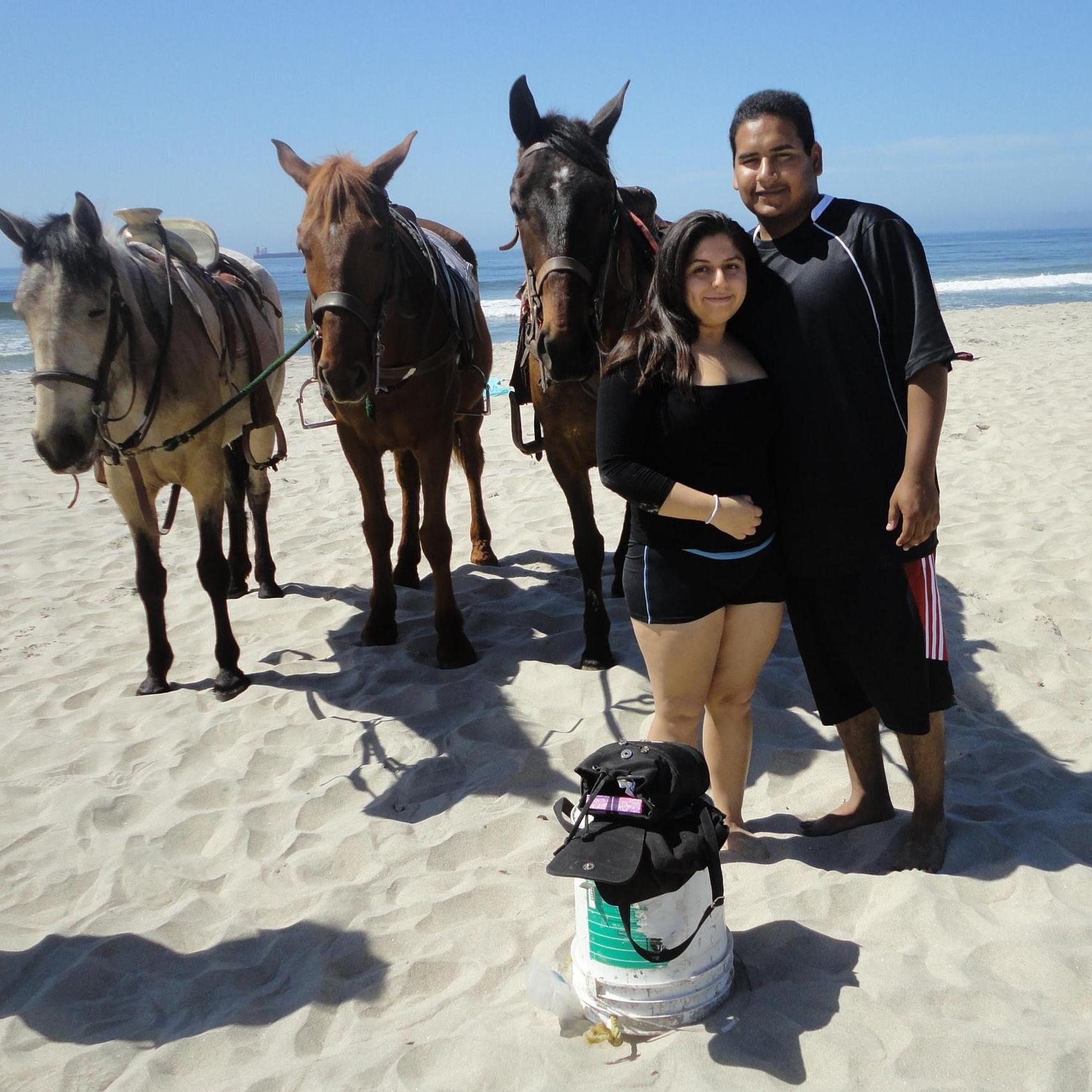 Our First time out of the country together in Rosarito Mexico