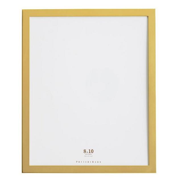 Personalized Modern Brass Frame, 8x10