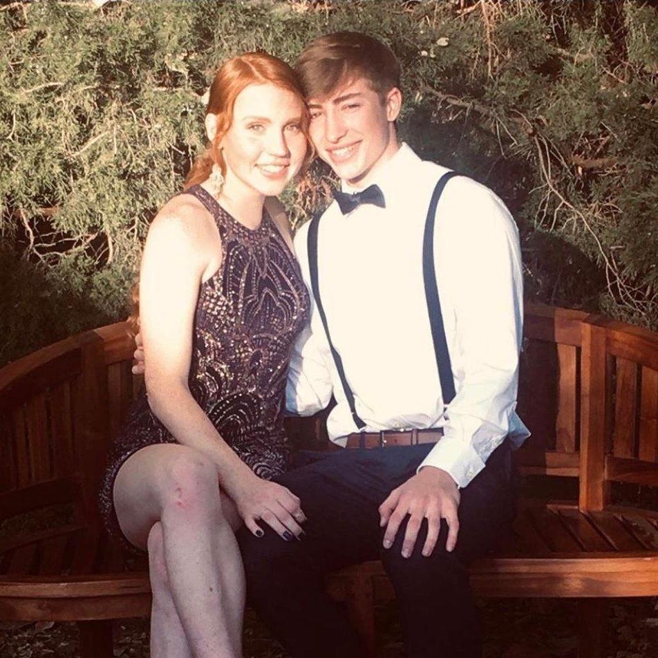 Our first(and last) school dance together