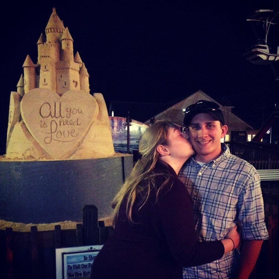 Sand castles at Fantasy Island on LBI (July 2016)