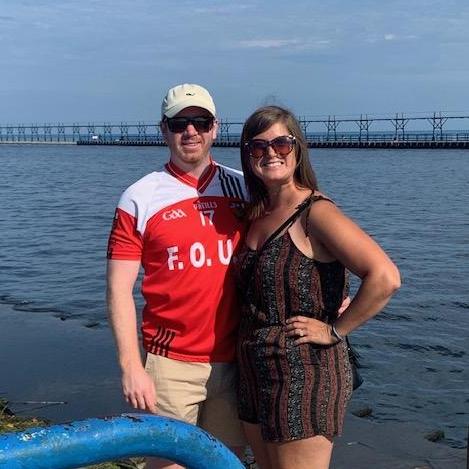 Brendan and Lindsey in St. Joseph's.