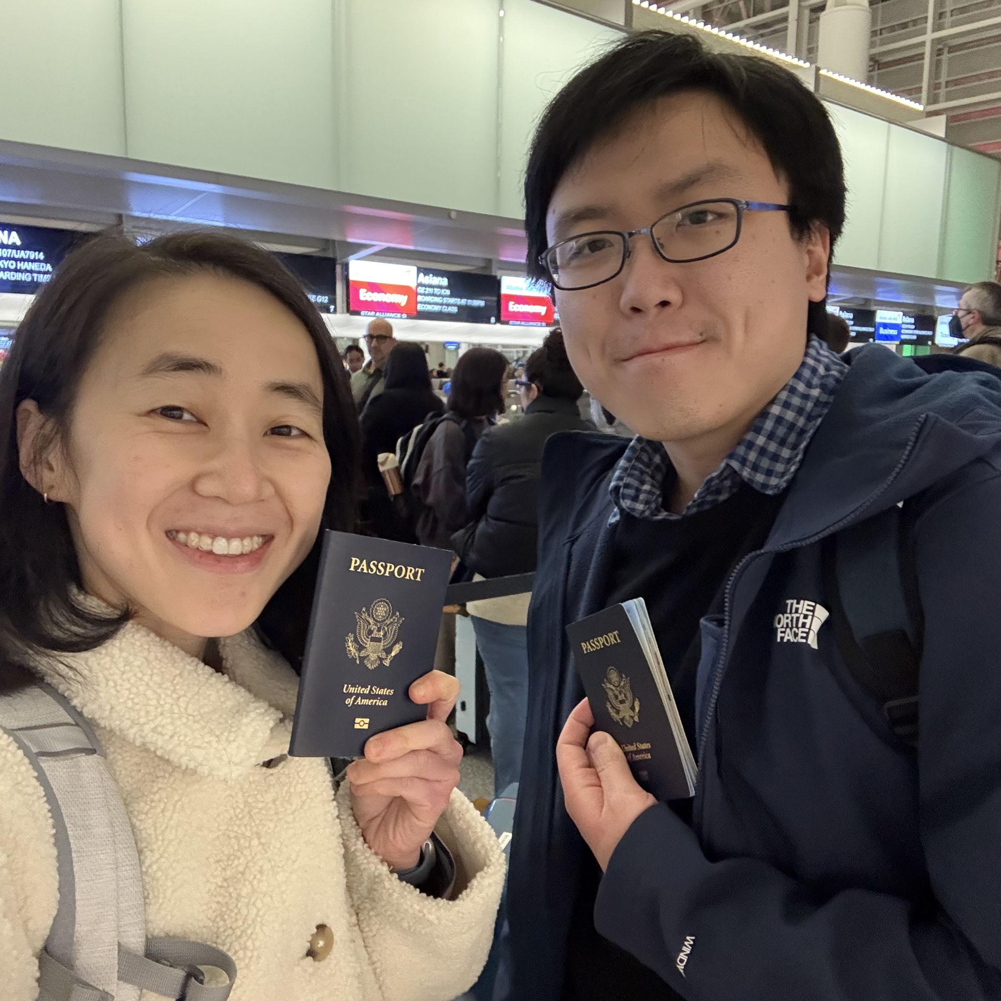 First time traveling together