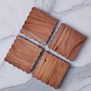 Scalloped Coaster, Set of 4