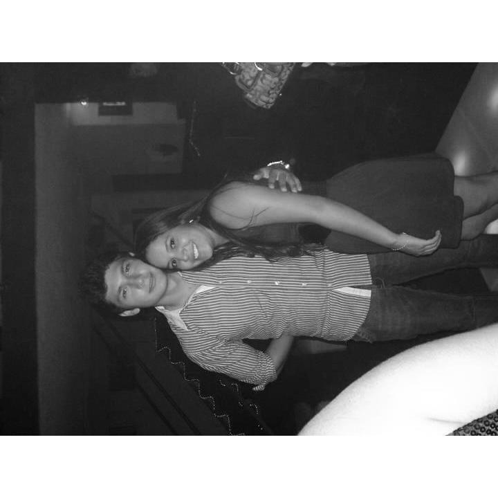 Nuestra primera foto cuando teníamos 18 años