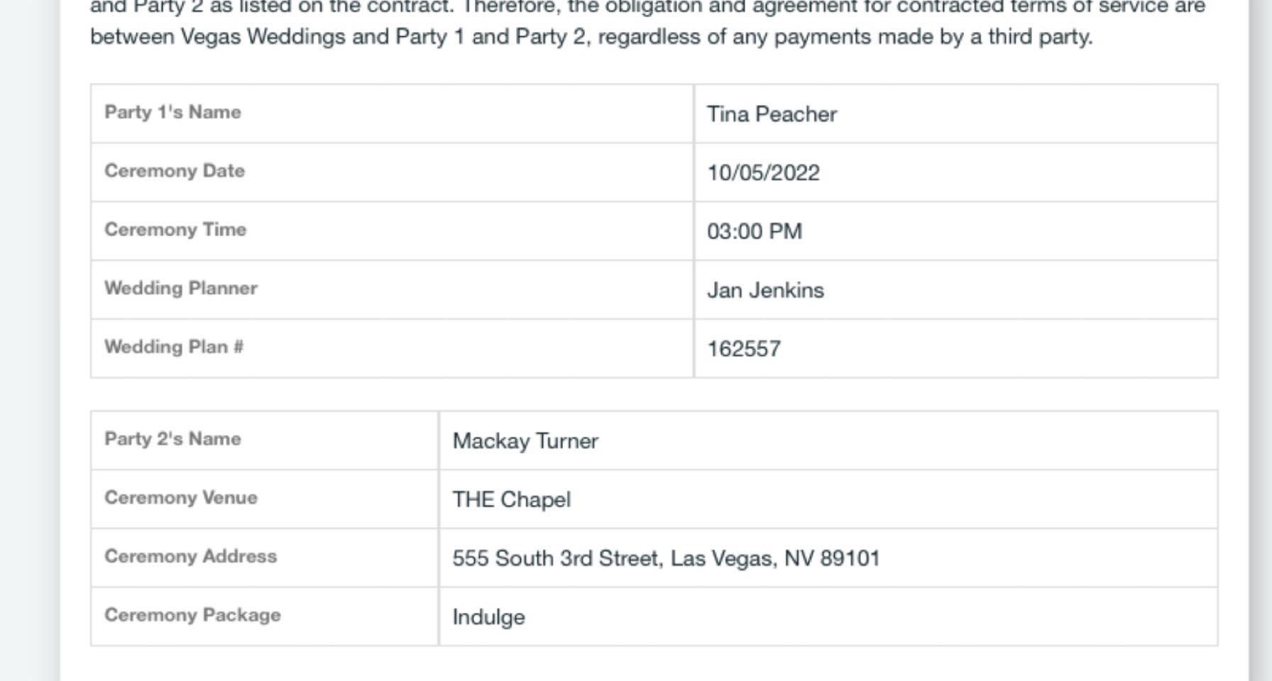 The Wedding Website of Tina Peacher and Mackay Turner
