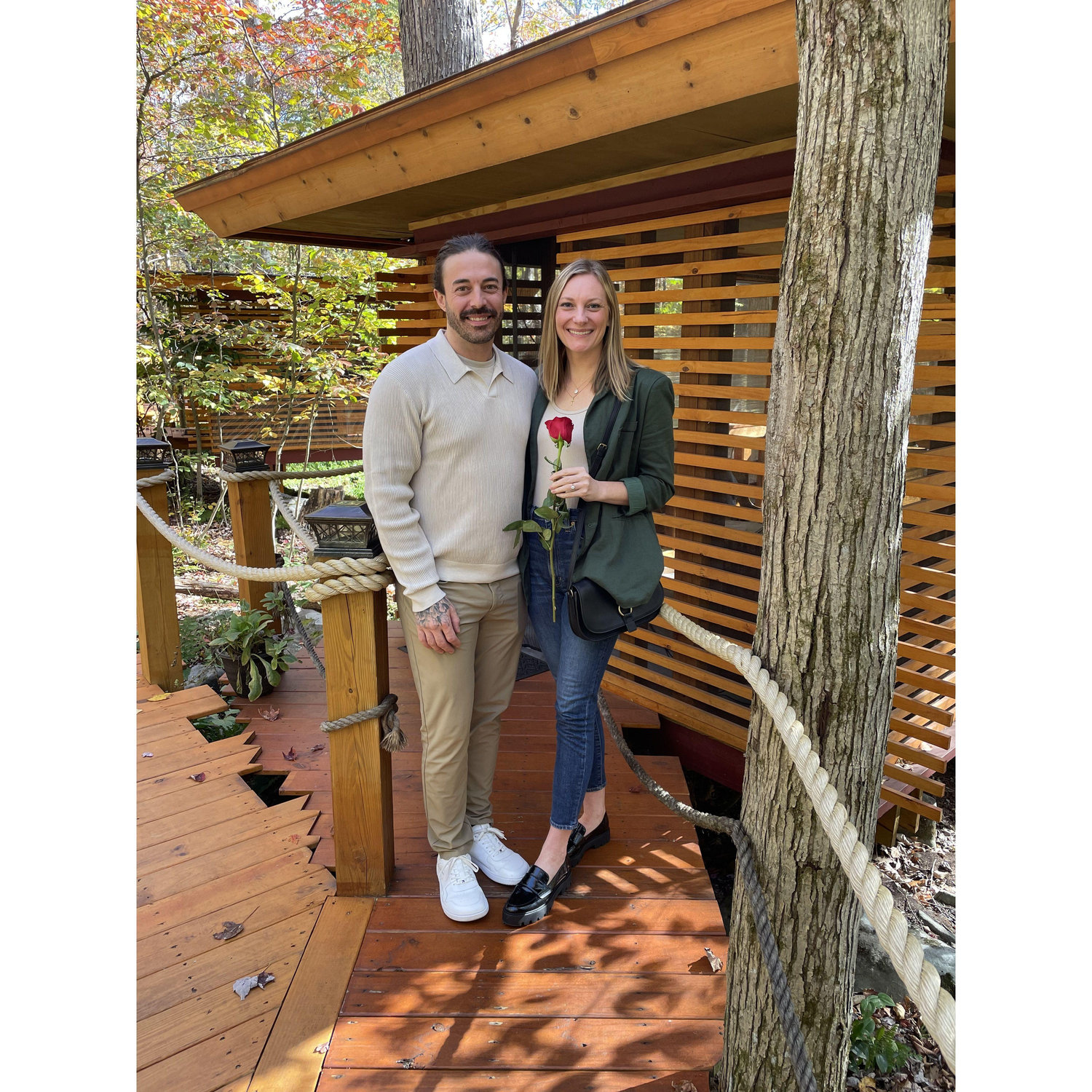 The day we got engaged!