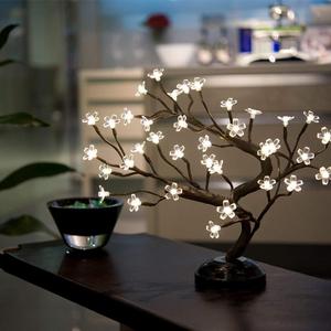 E Home International Inc. - Lightshare16Inch 36LED Cherry Blossom Bonsai Light, Warm White Light, Battery Powered and Plug-in DC Adapter (Included), Built-in timer, Décor for Home/Festival/Party/Christmas/Night Light