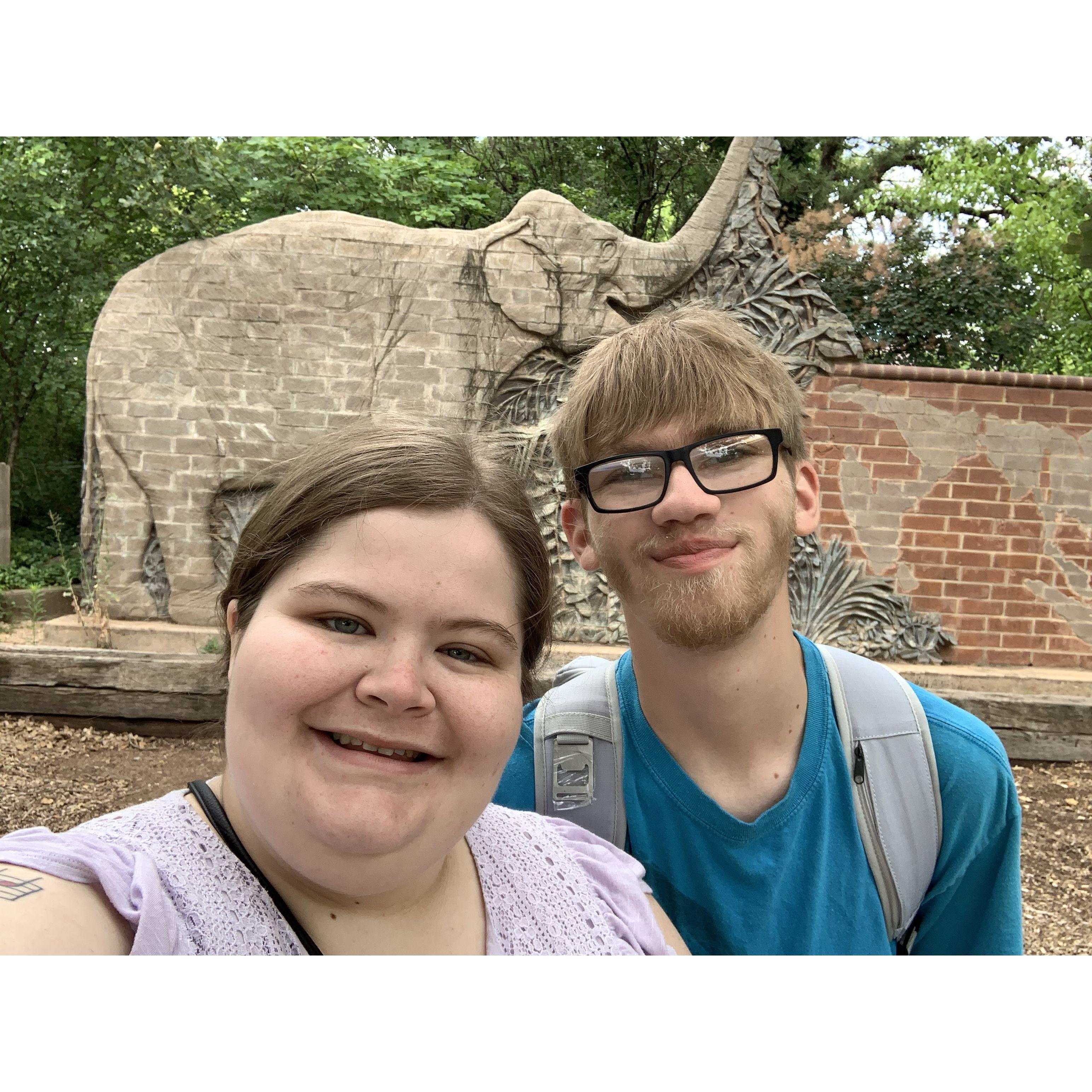 Our first vacation together in Oklahoma