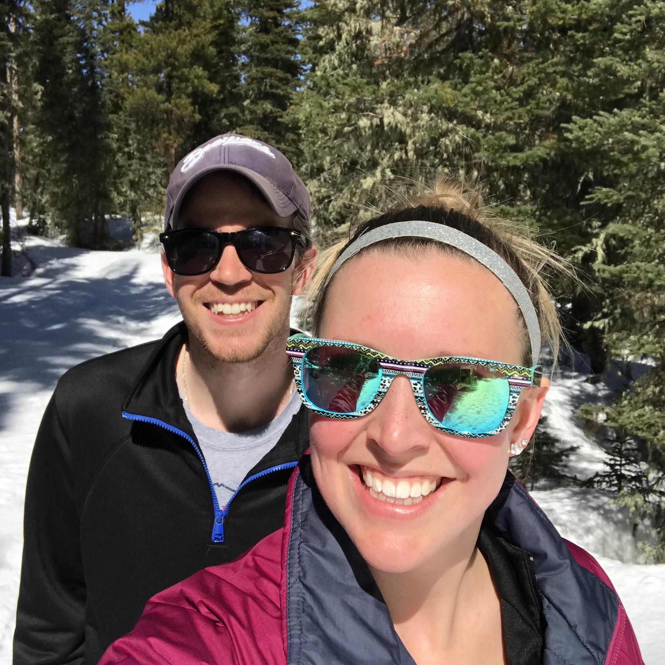 Hike up in Hyalite Canyon