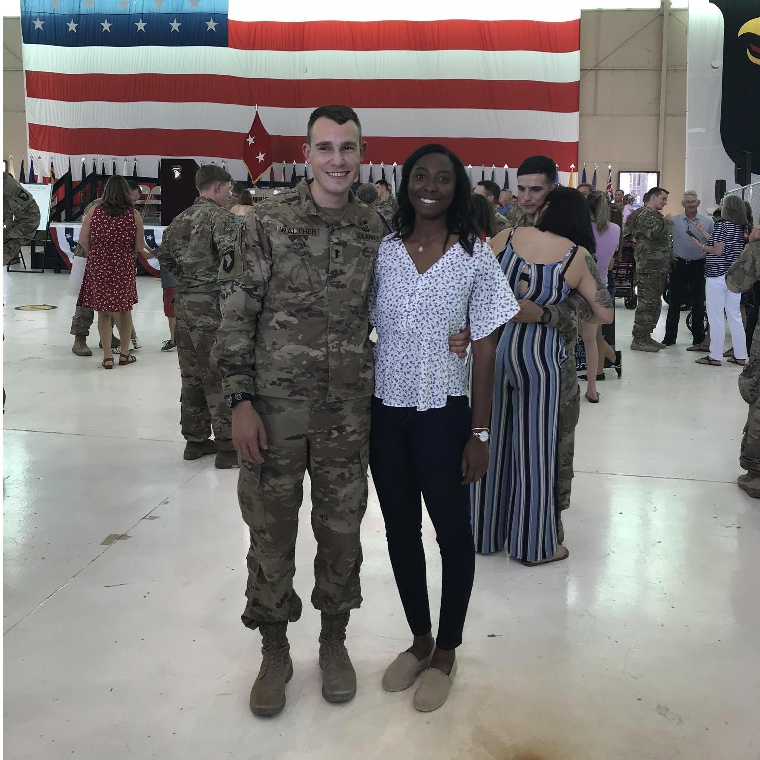 Welcoming Andrew Home from Deployment