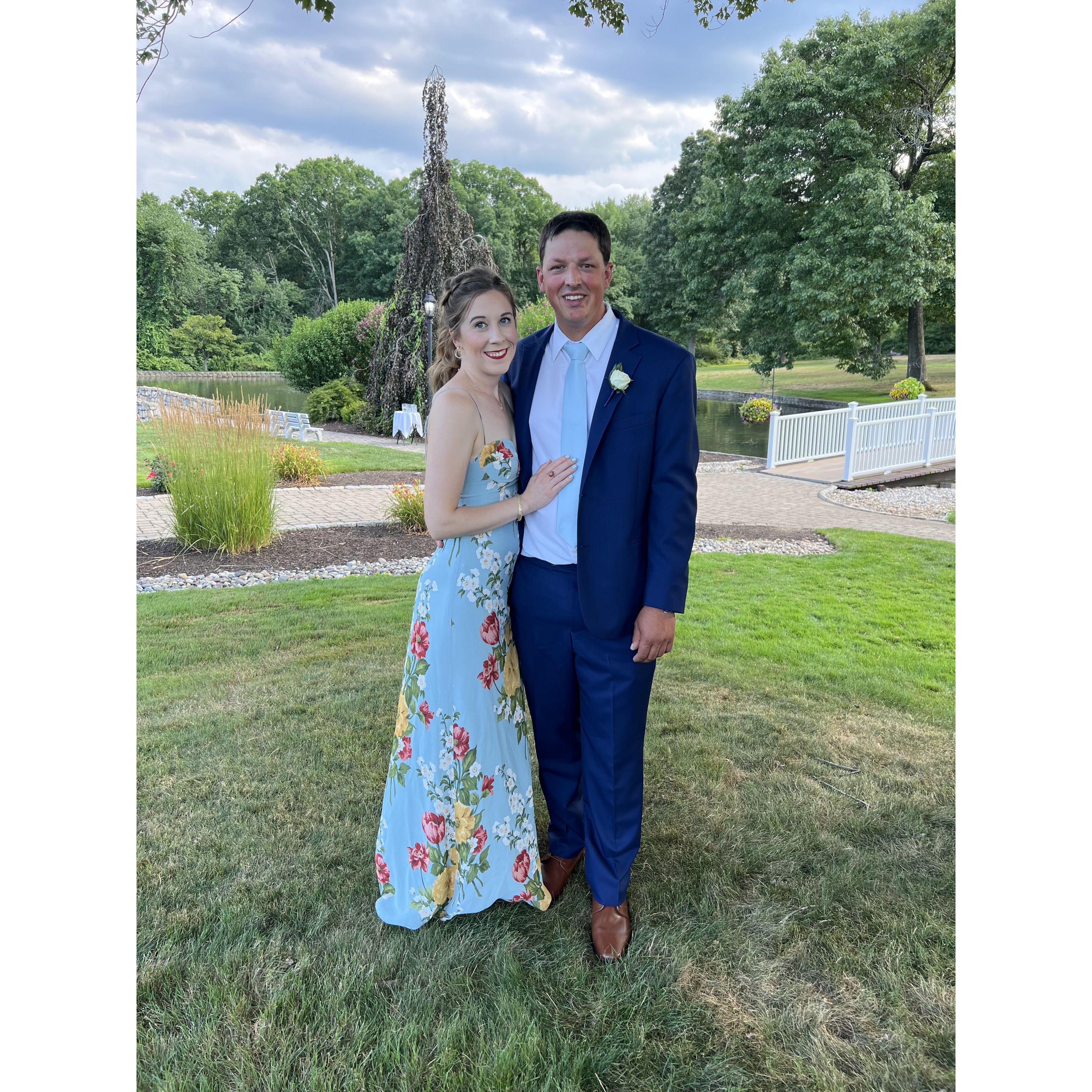 Nick's sister, Sabrina's wedding