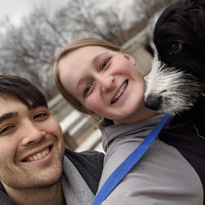 March 2019. We took Roofus on his first road trip to Starved Rock, and he LOVED hiking with us all day.