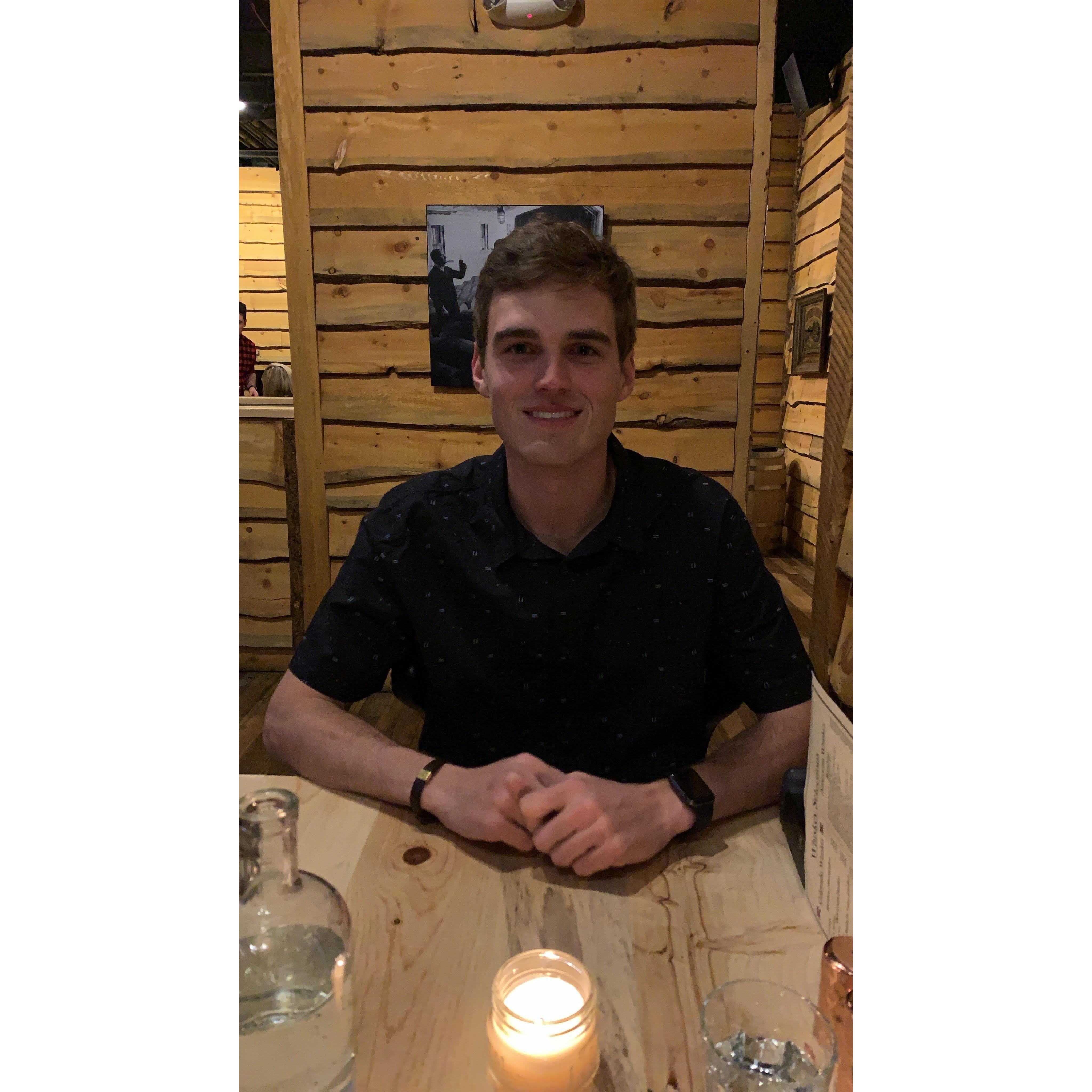 Celebrating our first anniversary together