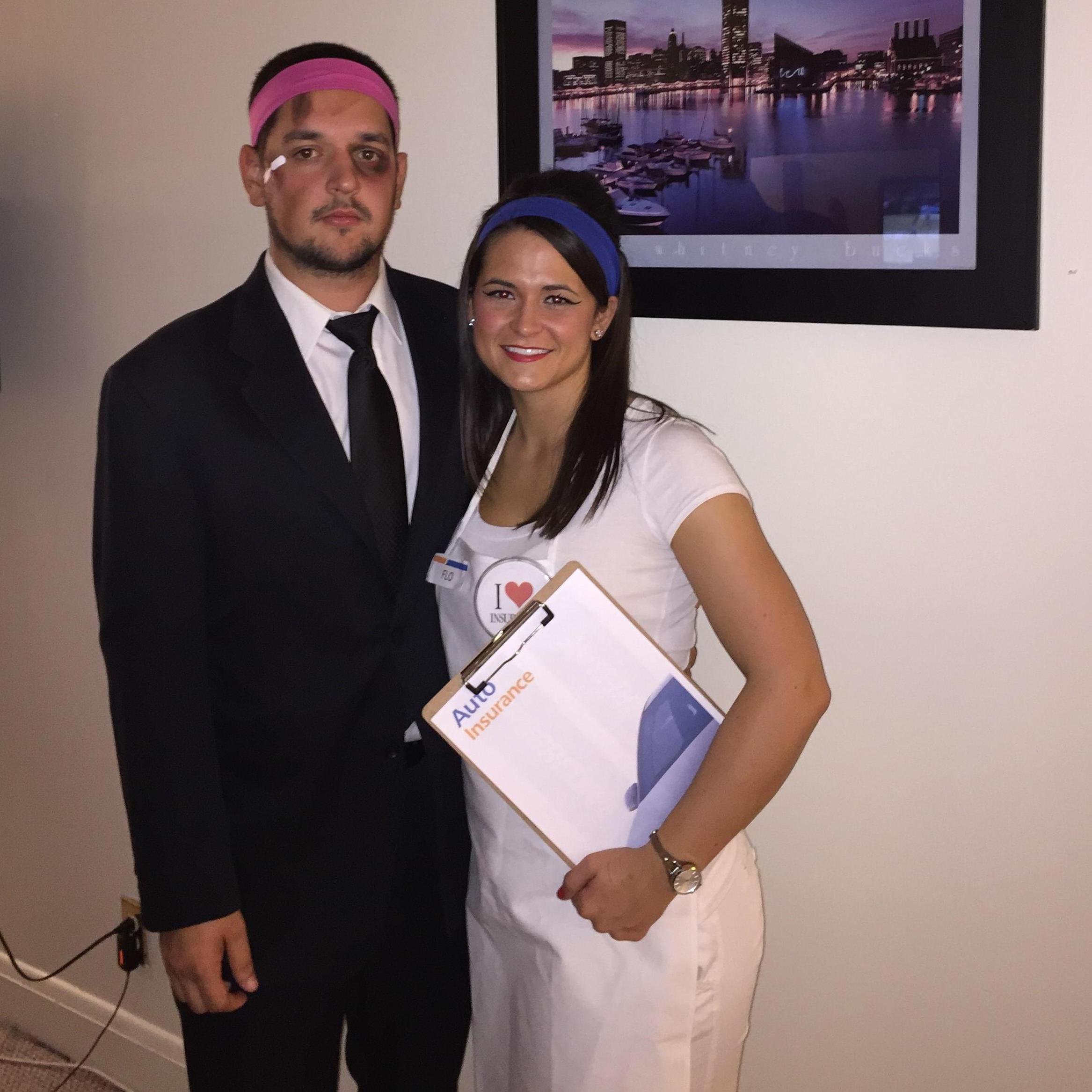 Flo and Mayhem for Halloween