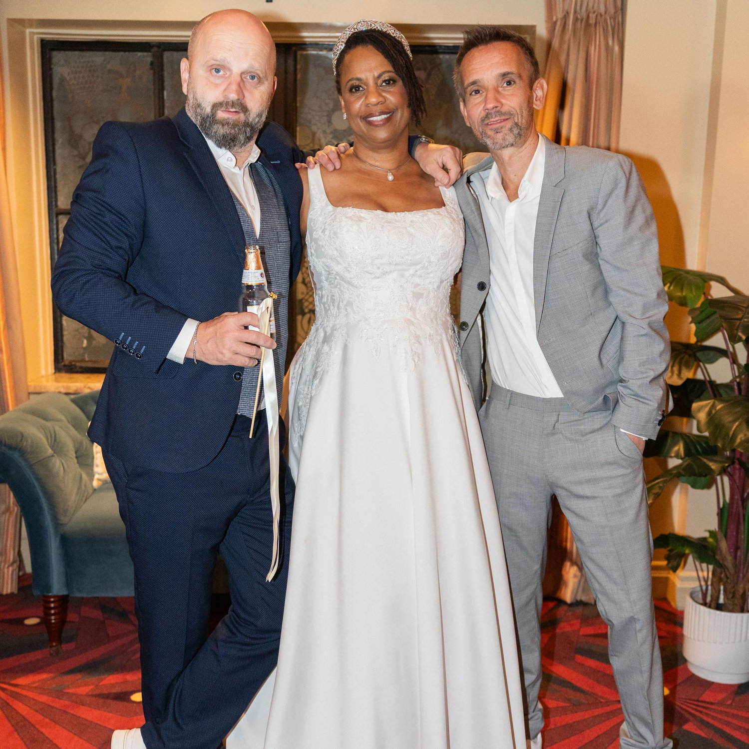 I am so honored that these guys (and Jirka) flew out from The Czech Republic to attend my wedding. 💖💖💖