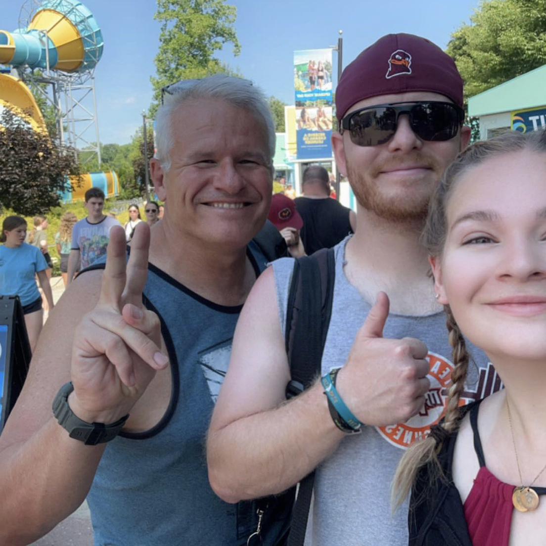 Spent some time at Busch Gardens and Water Country USA. It was too hot!