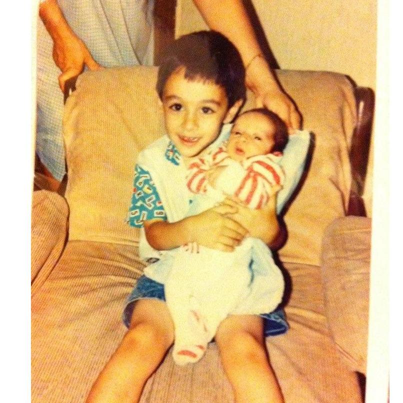 Bahram and baby Bahman