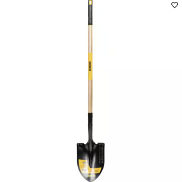 49 in. Wood Handle Carbon Steel Digging Shovel