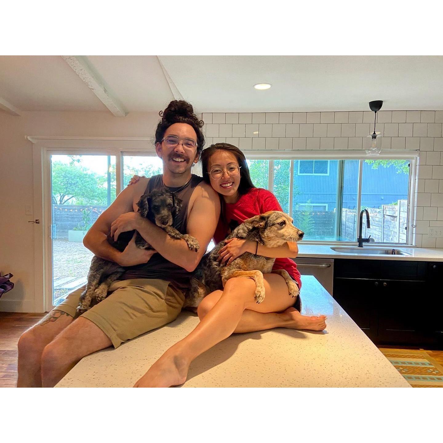 May 2020: Bought a house together