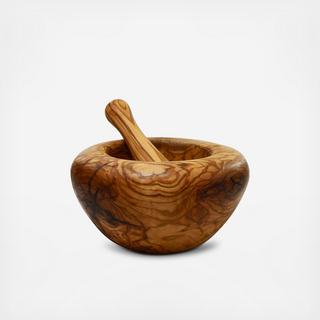 Rounded Mortar & Pestle
