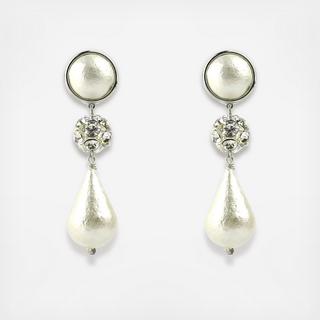 Luna Rhinestone Teardrop Earrings