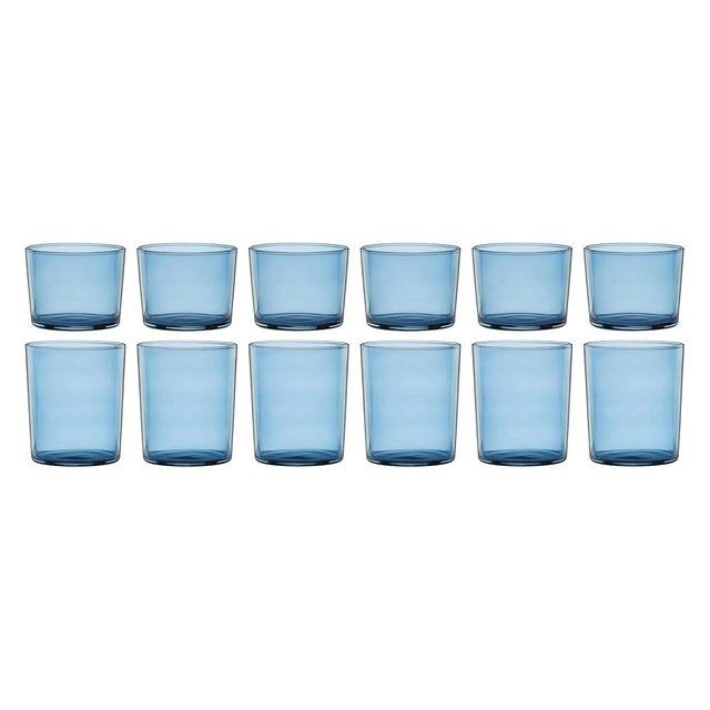 Oneida 896823 Stackables Blue Drinkware, Set Of 12