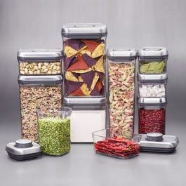 OXOSteel POP 20-Piece Food Storage Set