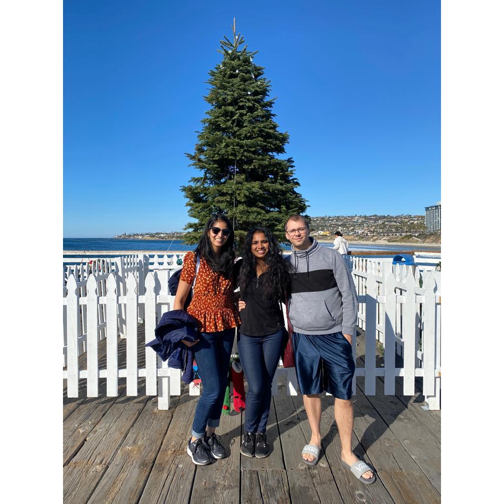 The first time Tyler met Sandhya — one of Ambika’s dearest friends — and yep, he passed the vibe check (again)!