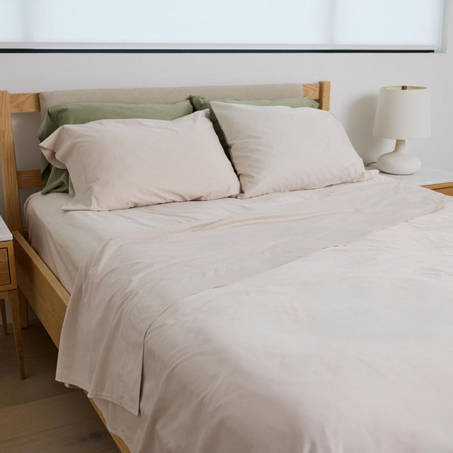 Slumber Cloud Cooling Performance Cotton Sheet Set - King - Sand