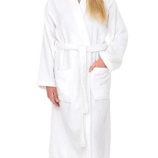 TowelSelections Women's Robe 100% Cotton Terry Cloth Kimono Bathrobe