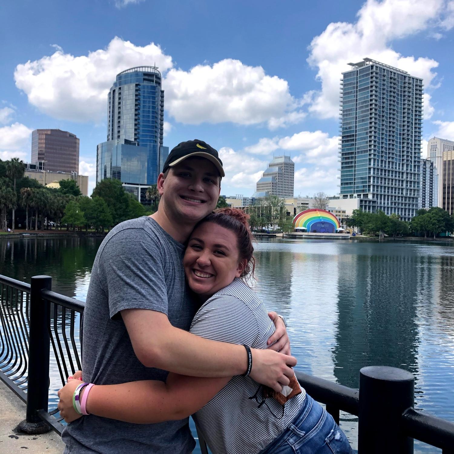 Michael's first time to Orlando with T.