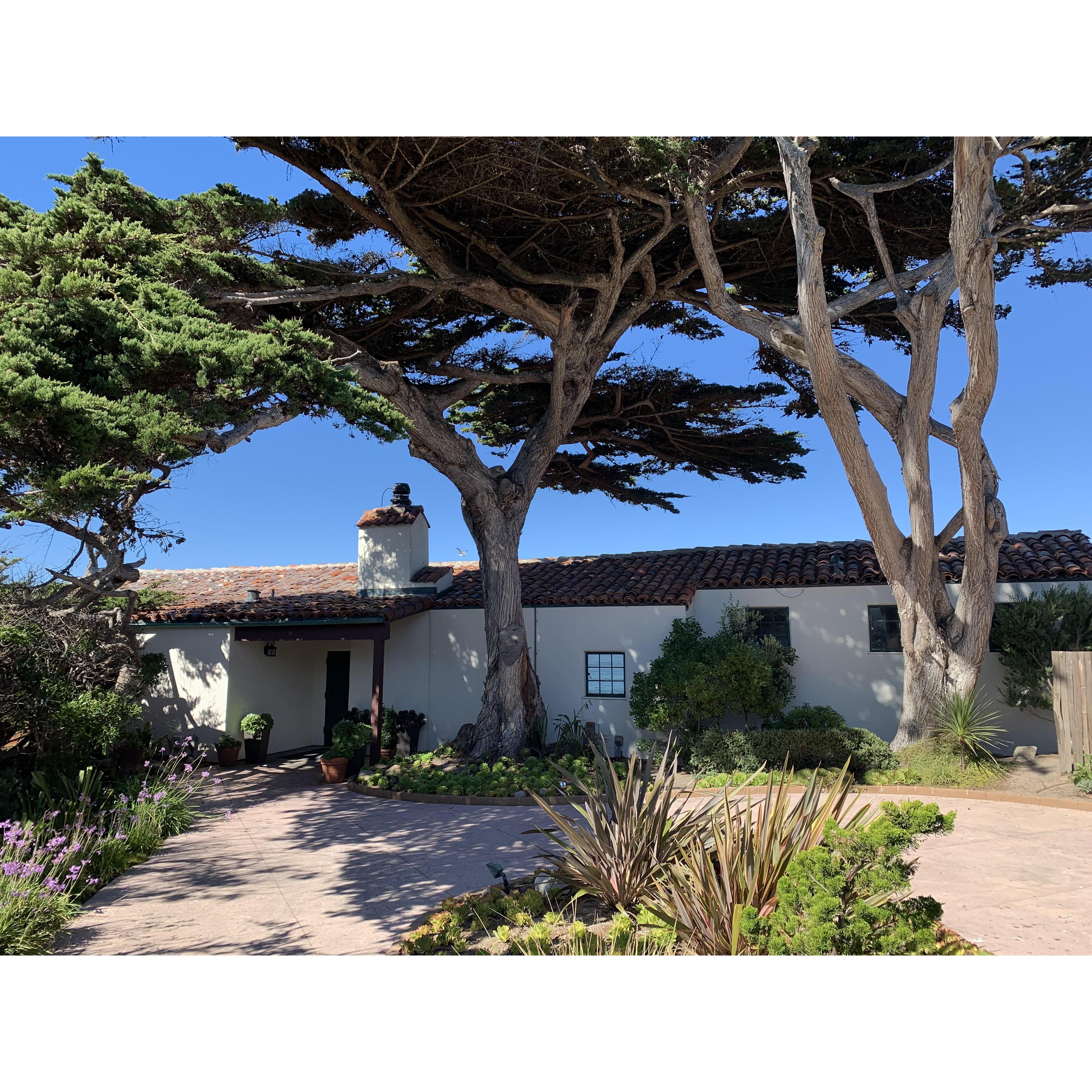 The front of the MPCC Beach House where the wedding will take place.