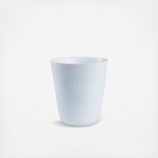 White Fluted Thermal Cup
