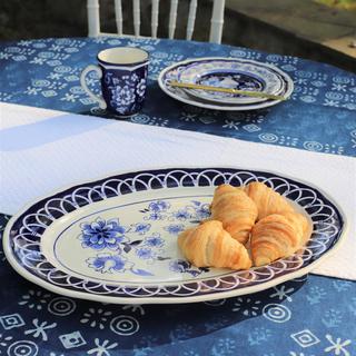 Blue Garden Serving Platter