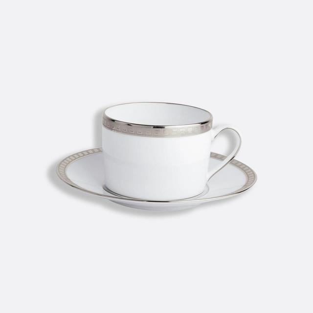 Tea cup and saucer - Bernardaud - Athéna platine