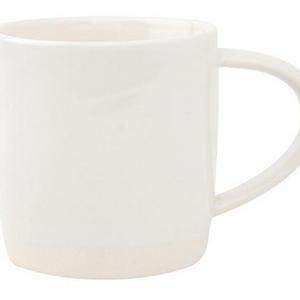 Canvas Home, Shell Bisque Mug White - Set of 4
