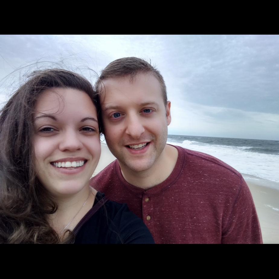 Our first beach trip together. Fenwick Island, DE. 2021.